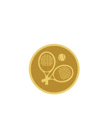 DISCO DORADO AUTOADHESIVA PADEL Ø 2,5 CM