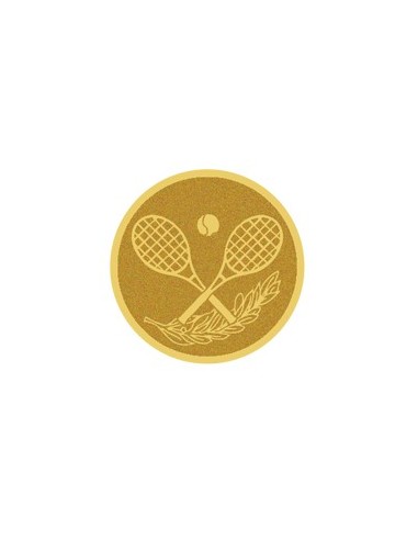 DISCO DORADO AUTOADHESIVA TENIS Ø 2,5 CM