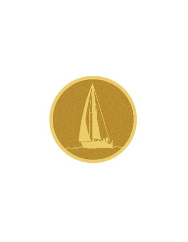 DISCO DORADO AUTOADHESIVA VELA Ø 2,5 CM