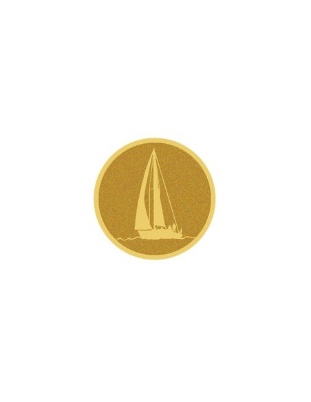 DISCO DORADO AUTOADHESIVA VELA Ø 2,5 CM