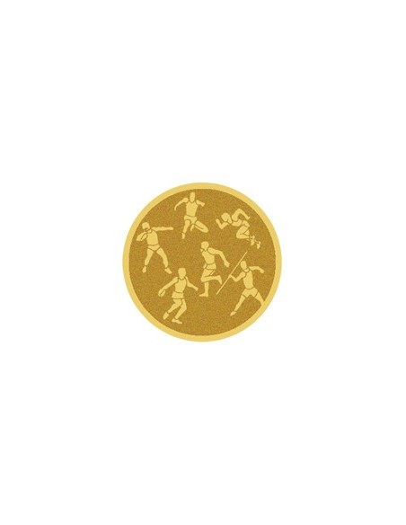 DISCO DORADO AUTOADHESIVA MULTIDEPORTES Ø 5 CM