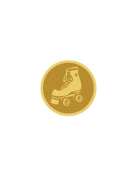 DISCO DORADO AUTOADHESIVA PATINAJE Ø 5 CM