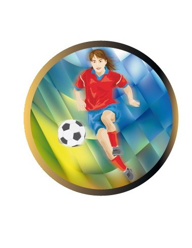 DISCO EPOXY FUTBOL FEMENINO Ø 5 CM