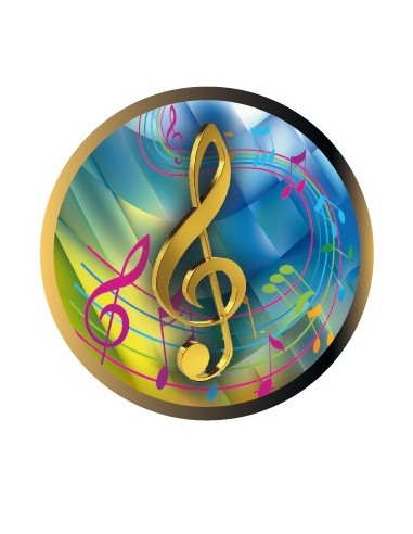 DISCO EPOXY NOTA MUSICAL Ø 5 CM