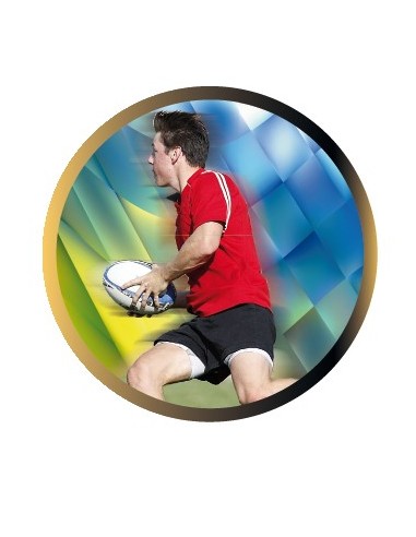 DISCO EPOXY RUGBY Ø 5 CM - CE54