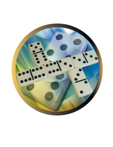 DISCO EPOXY DOMINO Ø 5 CM