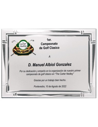 PLACA CONMEMORATIVA - PL