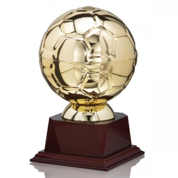 Trofeo balón de oro fútbol
Pelota de futbol de color oro con una peana para colocar la chapita.
Trofeo con el balón metálico dorado.
En Trofeoshoppingtorneos tenemos unos precios muy competitivos dentro de nuestro sector de trofeos y copas deportivas
