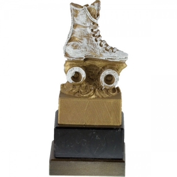 Trofeo patin sobre ruedas, fabricado en resina. Trofeo patinaje participación.
Comprar trofeos de patinaje online, tenemos unos de los mejores precios del sector.
