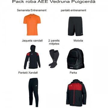 pack ropa AEE Vedruna Puigcerda