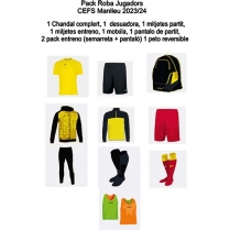 Pack ropa básico CEFS Manlleu