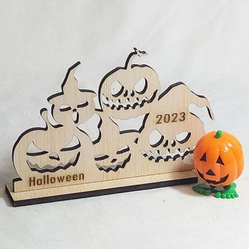 trofeos halloween madera