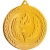 Medalla Antorcha relieve - tst-5320-oro