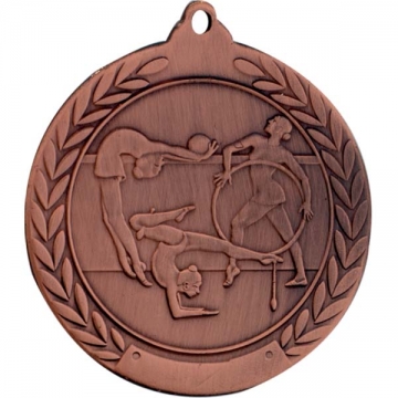 medalla gimnasia relieve