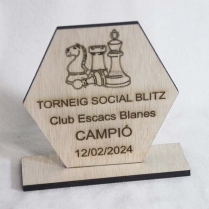 TROFEOS DE MADERA