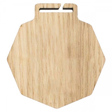 medallas de madera