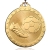 MEDALLAS FÚTBOL RELIEVE - tst-KNU87-1 oro